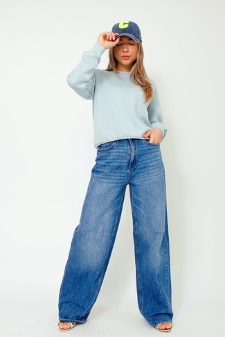 Vifreya Jeans Pants Blue Vila