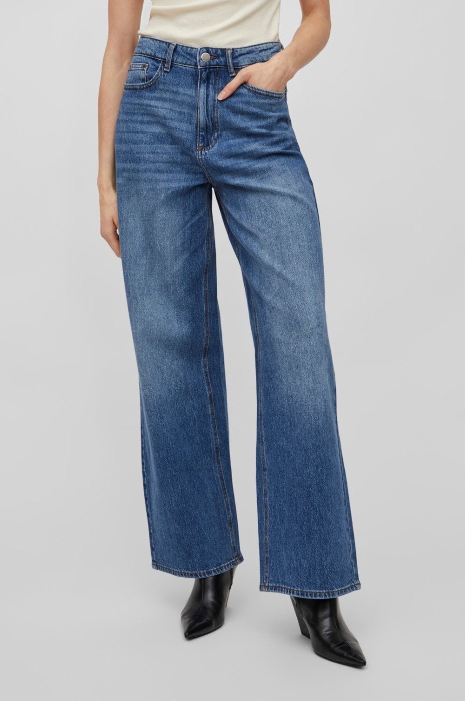 Vifreya Jeans Pants Blue Vila - Product - Sienna Goodies