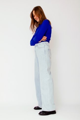 Vifreya Jeans Pants Light Blue Length 32 Vila
