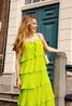 Yaspimo Midi Dress Lime Green Mix YAS
