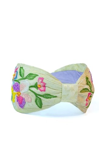 Mina Headband Bright Flower Beige NamJosh