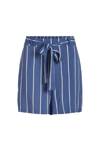 Vienna Striped Shorts Federal Blue Vila