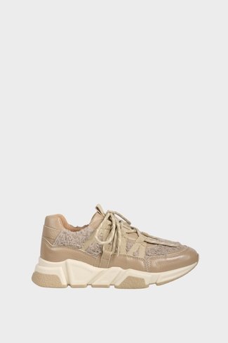 Los Angeles Teddy Sneakers Taupe DWRS