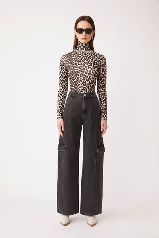 Manech Long Sleeve Top Leopard Suncoo Paris