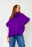 Mohair Turtleneck Sweater Purple Sweet Like You
