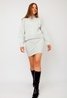 Marie Knit Skirt Light Grey Melange Neo Noir