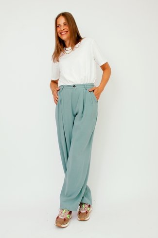 Dannie Relaxed Pants Sea Pine Green MbyM