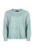 Round Neck Roxy Sweater Turquoise Melange Ydence