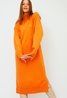 Odanna Rachelle Knit Dress Golden Ochre Orange Moss Copenhagen