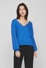 Viril V-Neck Sweater Lapis Blue Vila