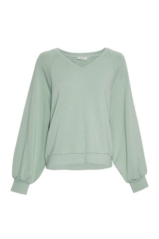 Nelina Ima Q Raglan Sweater Green Milieu MSCH Copenhagen