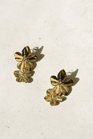 Anemone Earrings Gold Sweet Like You