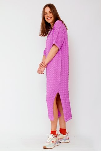 Celma Knitted Dress Lilac Suncoo Paris