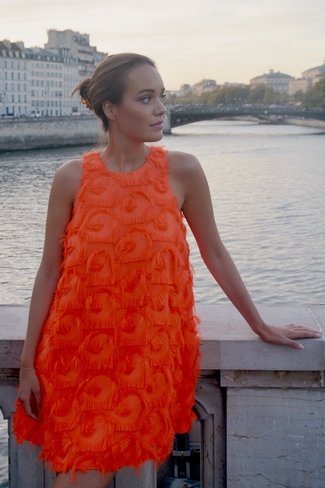 Yasdio Mini Dress Orange YAS